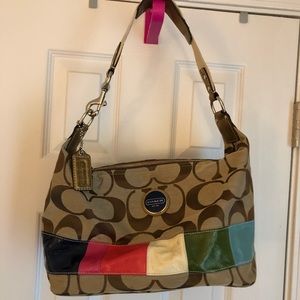Coach Rainbow Stripe Bag